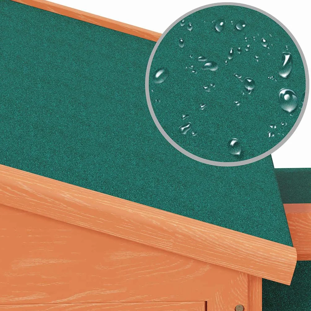 Großer Holz-Kaninchenstall mit 2 Ebenen, wetterfestem Dach, ausziehbarem Schubfach, stabilem Gitter, ideal für Kaninchen, Meerschweinchen, Nager, Indoor und Outdoor Nutzung