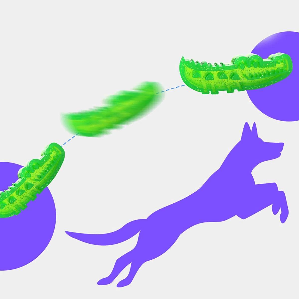 Hunde Slow Feeder Puzzle Spielzeug, Krokodil Kauspielzeug für große, mittelgroße & kleine Hunde, Kauen Training, interaktives Apportierspielzeug für Haustier Spaß und Gesundheit
